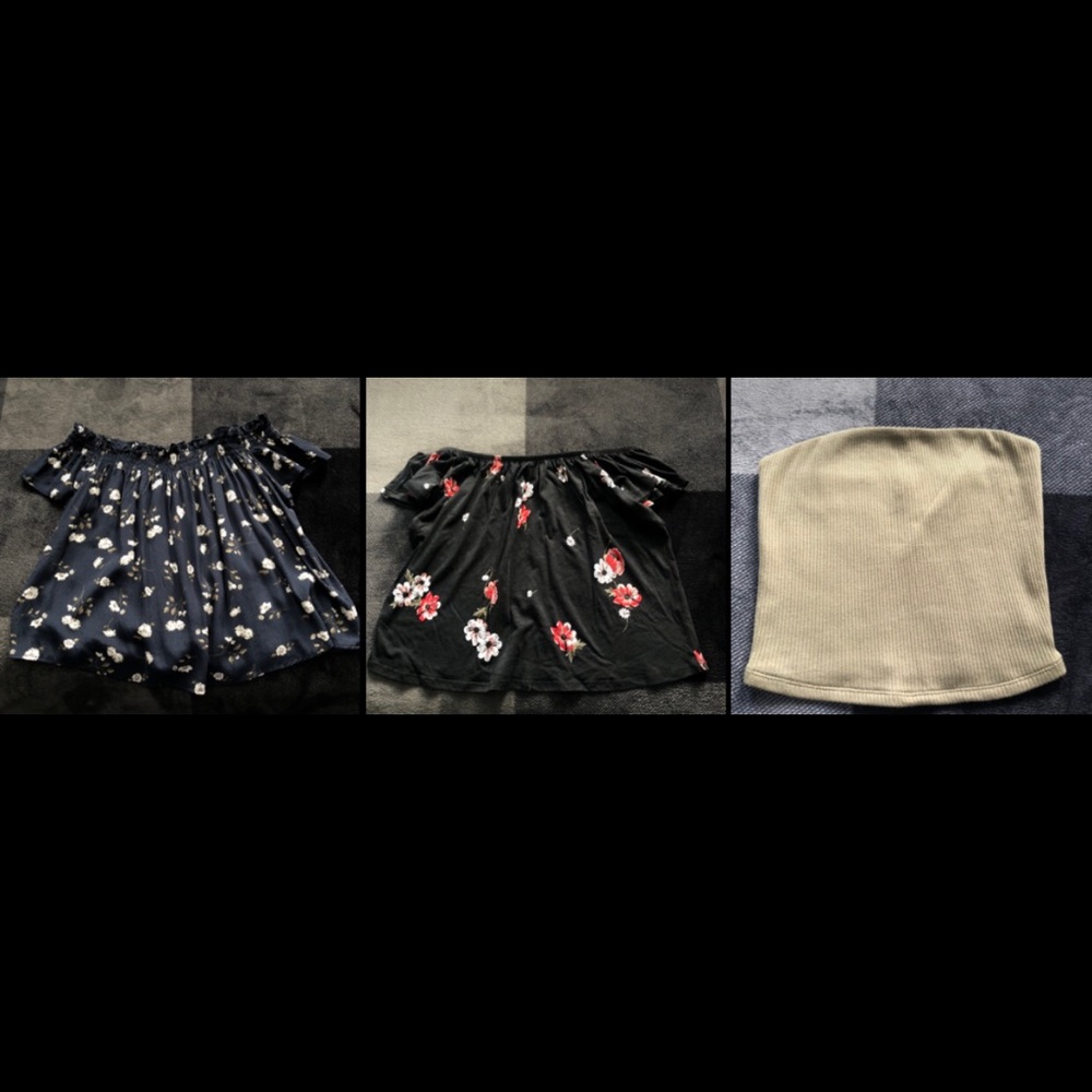 3 Garage brand tops